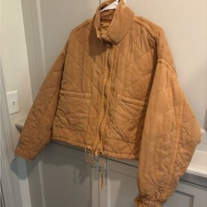 Blank NYC Camel Quilted Jacket